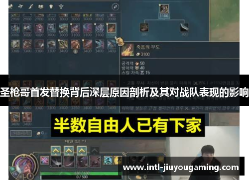 圣枪哥首发替换背后深层原因剖析及其对战队表现的影响